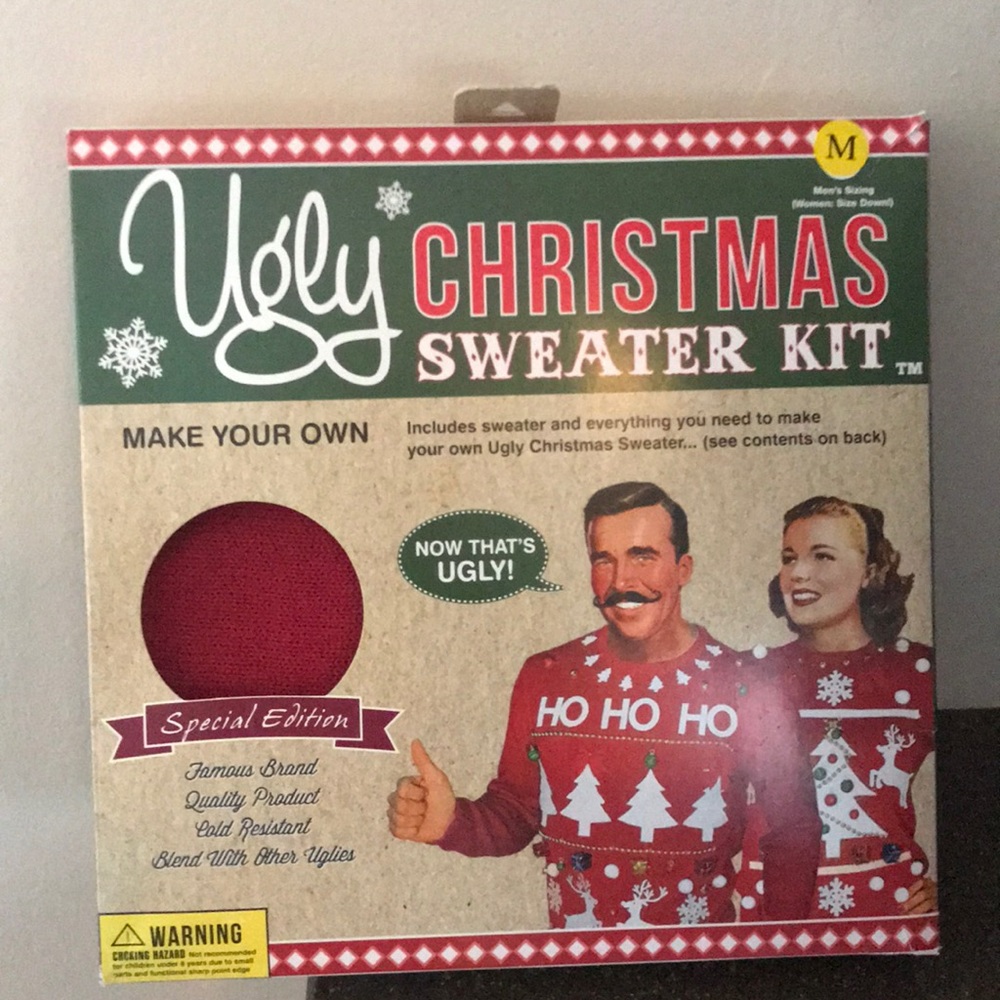 Ugly Christmas sweater kit